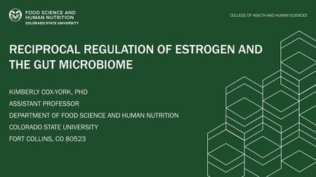 Reciprocal regulation of estrogen and the gut microbiome