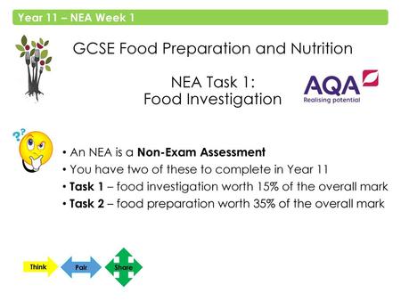 GCSE Food Preparation and Nutrition