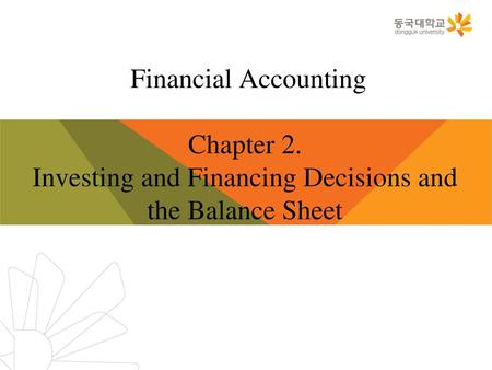 Financial Accounting Chapter 2