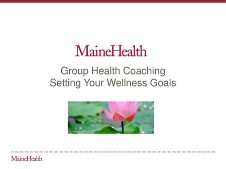 Setting Your Wellness Goals