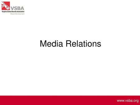 Media Relations.