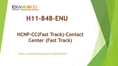 HCNP-CC(Fast Track)-Contact Center (Fast Track)