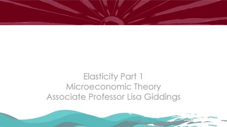 Associate Professor Lisa Giddings