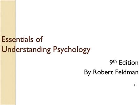 understanding psychology by feldman free download