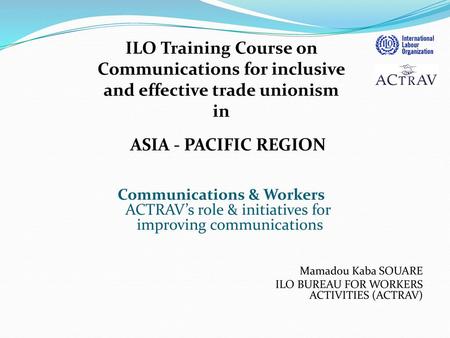 Communications for inclusive and effective trade unionism