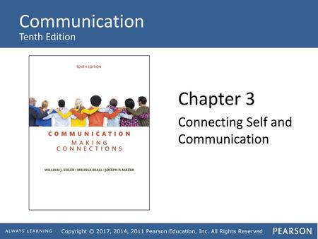Chapter 3 Connecting Self and Communication.