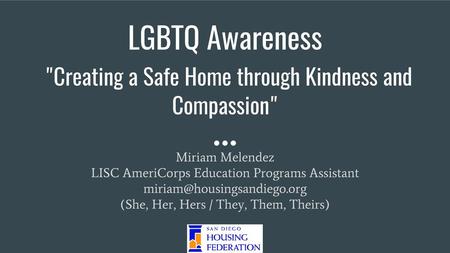 LGBTQ Awareness Creating a Safe Home through Kindness and Compassion