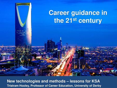 Career guidance in the 21st century