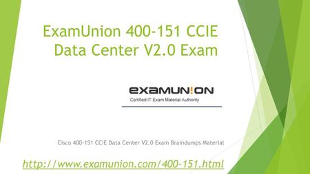 ExamUnion CCIE Data Center V2.0 Exam