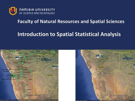 Introduction to Spatial Statistical Analysis