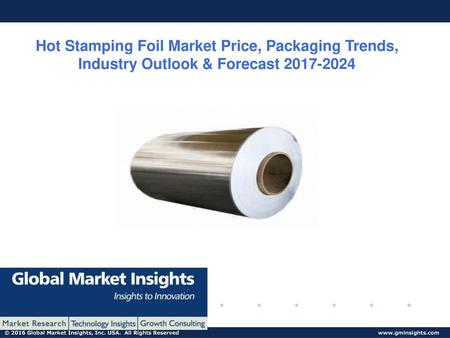 Global Market Scenario of Hot Stamping Foil Industry