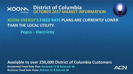 District of Columbia Pepco – Electricity