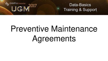 Preventive Maintenance Agreements