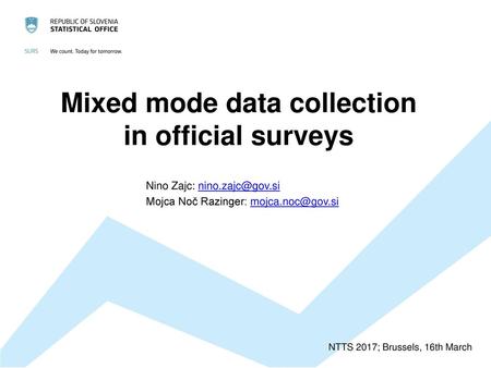 Mixed mode data collection in official surveys