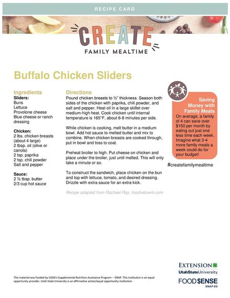 Buffalo Chicken Sliders