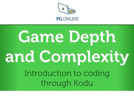 Game Depth and Complexity