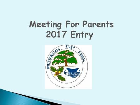Meeting For Parents 2017 Entry.