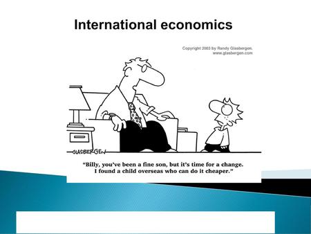 International economics