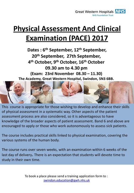 Physical Assessment And Clinical Examination (PACE) 2017