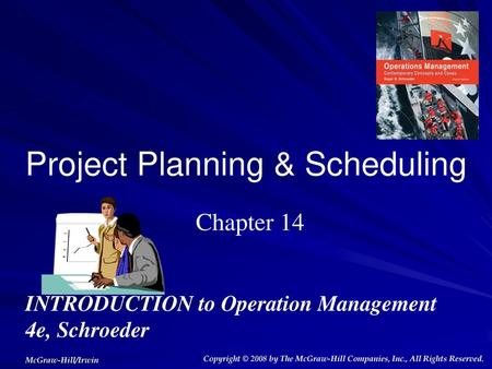 Project Planning & Scheduling