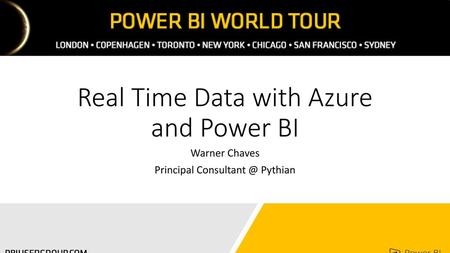 Real Time Data with Azure and Power BI