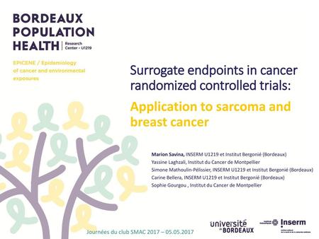 Surrogate endpoints in cancer randomized controlled trials: