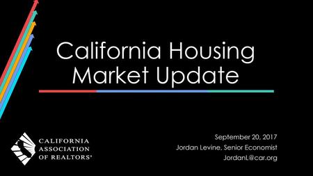 California Housing Market Update