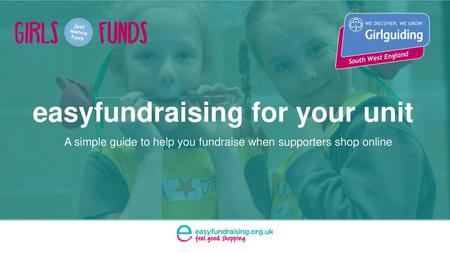 easyfundraising for your unit