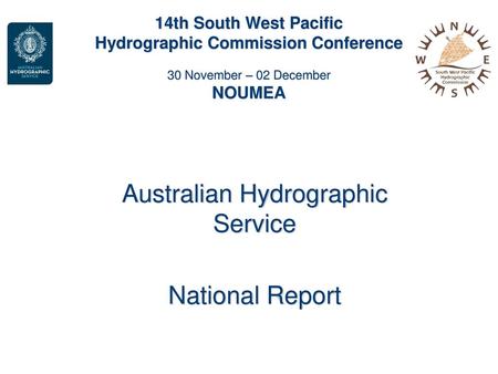Australian Hydrographic Service National Report