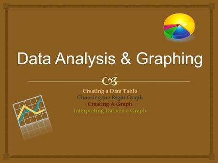 Data Analysis & Graphing