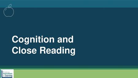 Cognition and Close Reading