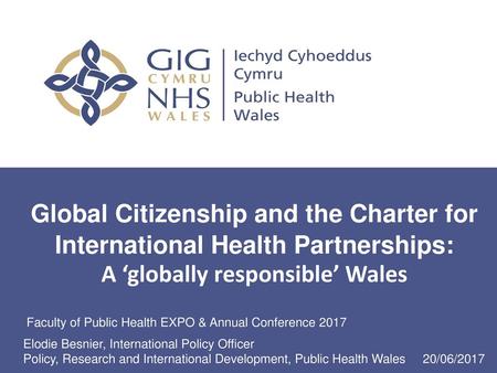 A ‘globally responsible’ Wales