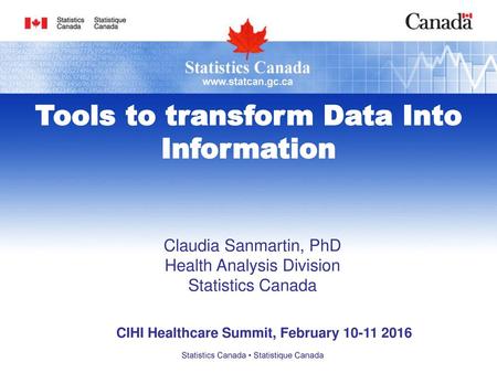 Tools to transform Data Into Information