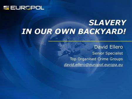 SLAVERY IN OUR OWN BACKYARD!