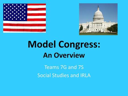 Model Congress: An Overview