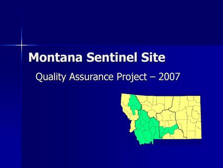 Quality Assurance Project – 2007