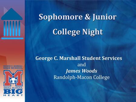 Sophomore & Junior College Night