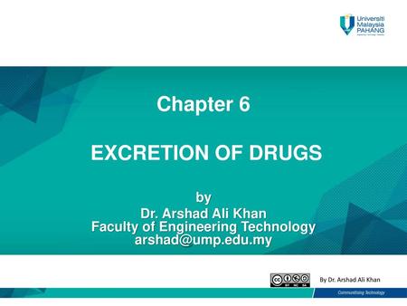 Chapter 6 EXCRETION OF DRUGS