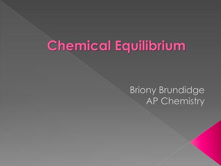 Briony Brundidge AP Chemistry