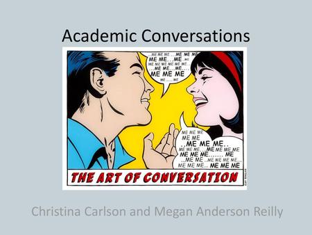 Academic Conversations