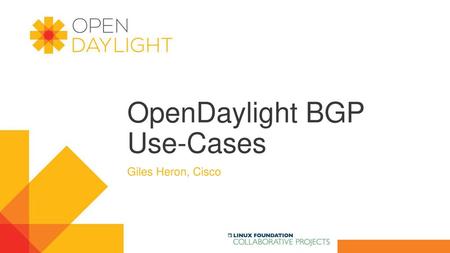 OpenDaylight BGP Use-Cases