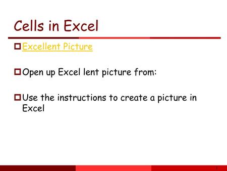 Cells in Excel Excellent Picture Open up Excel lent picture from: