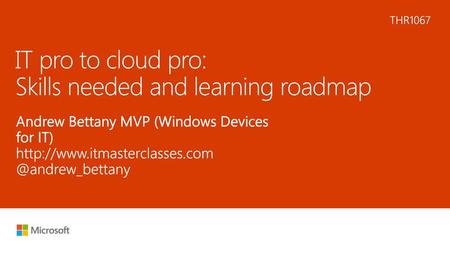 IT pro to cloud pro: Skills needed and learning roadmap
