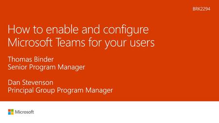 How to enable and configure Microsoft Teams for your users
