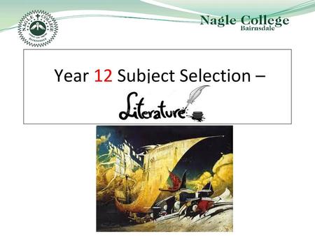 Year 12 Subject Selection –