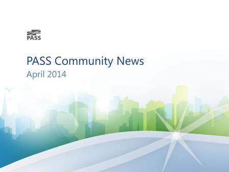 PASS Community News April 2014.