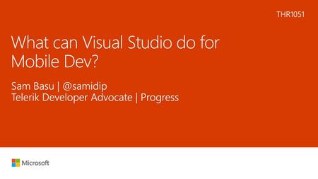 What can Visual Studio do for Mobile Dev?