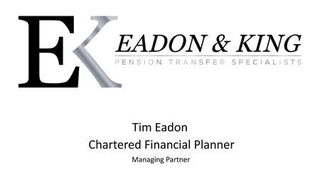 Tim Eadon Chartered Financial Planner Managing Partner
