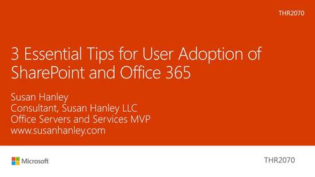 3 Essential Tips for User Adoption of SharePoint and Office 365