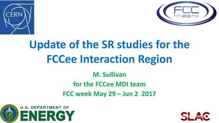 Update of the SR studies for the FCCee Interaction Region